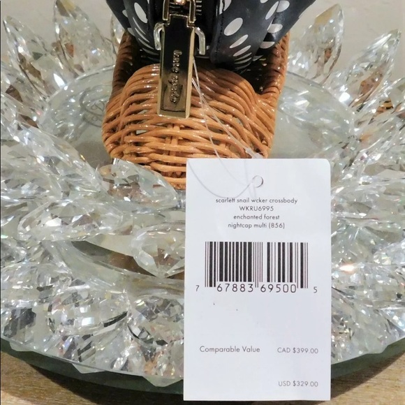 Kate Spade Enchanted Forest Wicker Scarlet - Picture 4 of 9